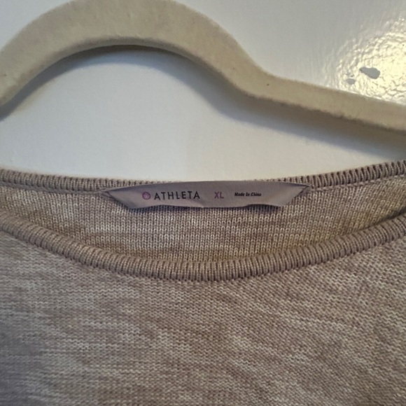 Athleta Gray Boxy Sweatshirt Relaxed Fit - Picture 3 of 4